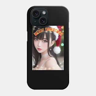 Merry Christmas Anime Girl Cosplay Xmas Cute Christmas Girl Phone Case