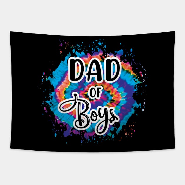 Dad Of Boys Tapestry by Shop Ovov