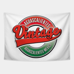 Aguascalientes Mexico vintage logo Tapestry