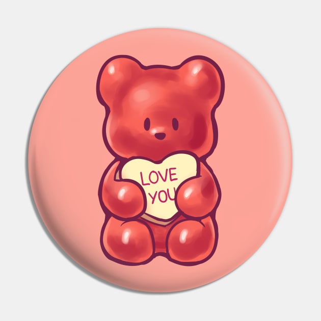 Pink Gummy Bear Pop Socket