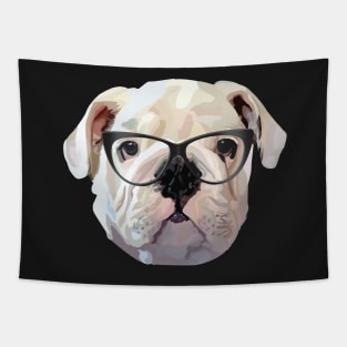 Singing Bulldog Tapestry