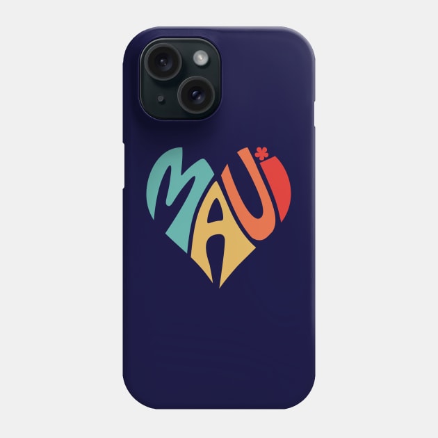 Maui Heart Phone Case by Etopix