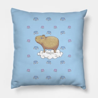 Capy in the Sky with Diamonds Pillow