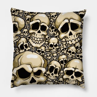 Pile of Skulls Pillow