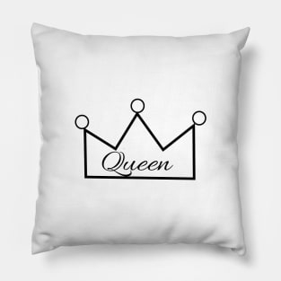 Cute queen tiara crown Pillow