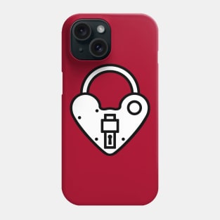 Loveheart lock Phone Case