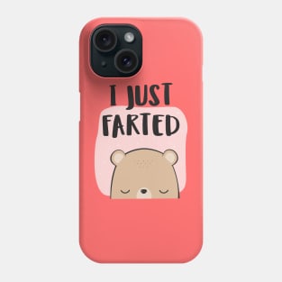 I Farted - Cute But Still - The Smell We All Smelt - Peach Phone Case