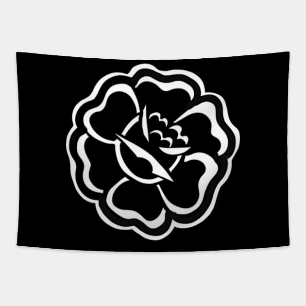 Rose Tattoo Tapestry by Welcome To Chaos 