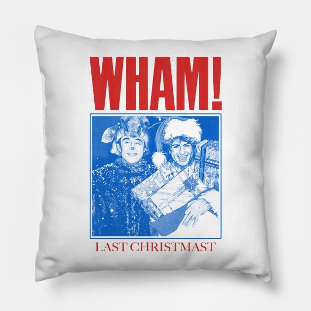 Wham Last Christmas Pillow by Noisyloud