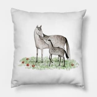 Mare & Foal Pillow