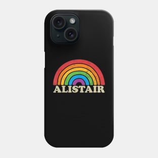 Alistair - Retro Rainbow Flag Vintage-Style Phone Case