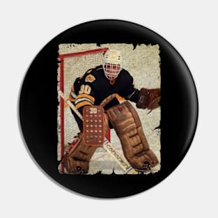 Mike Moffat - Boston Bruins, 1984 Pin