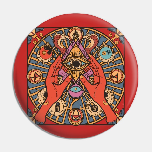 Beyond Reality: Occult Visionaries Pin by Lucifer