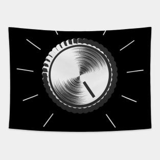 These Go To Eleven - Volume Knob - Guitar print Tapestry