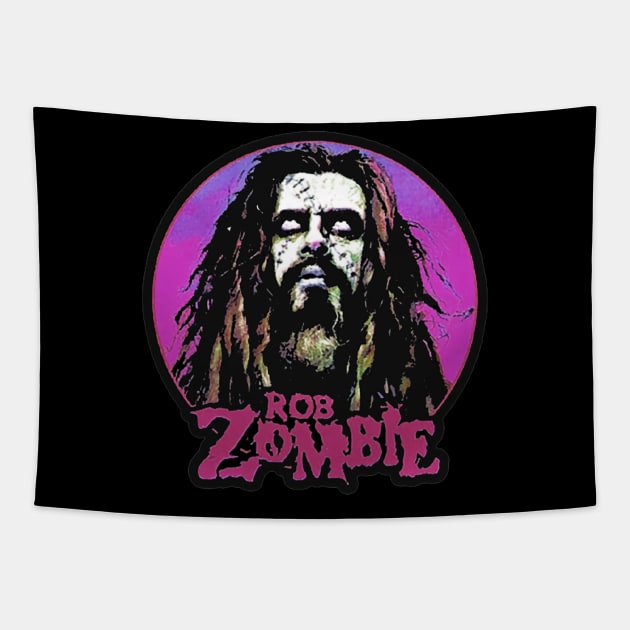 Purple zombie Tapestry by Andrew Jweller