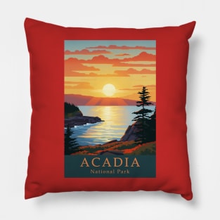 Acadia National Park Pillow