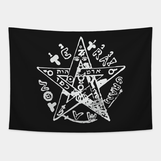 Tetragrammaton Blotter Art Tapestry by BlotterArt