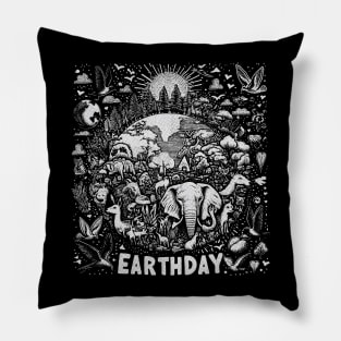 Earth day Pillow