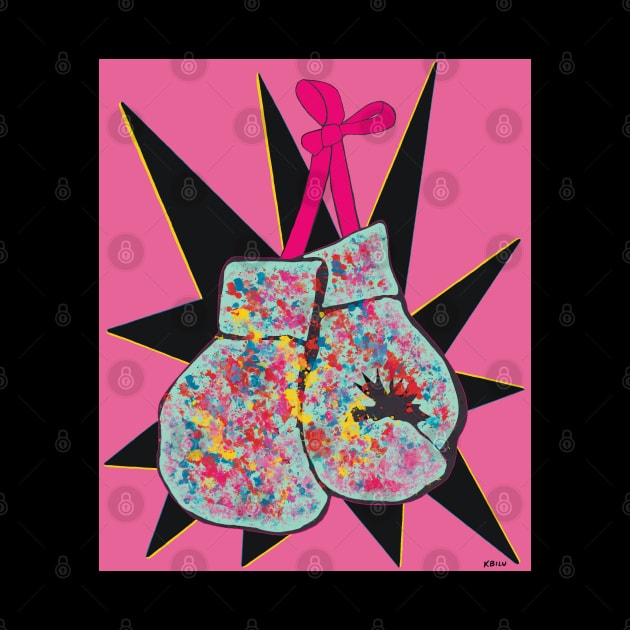 Pink Ribbon Boxing by KBILU_Art