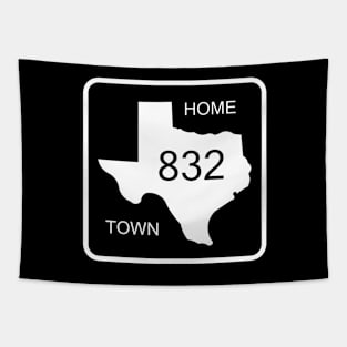 Texas Home Town Area Code 832 Tapestry