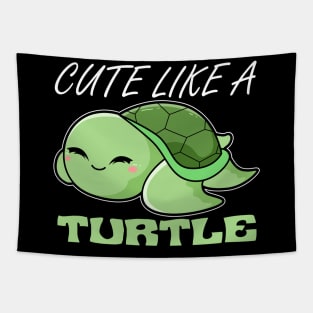 Cute Turtle Tapestry