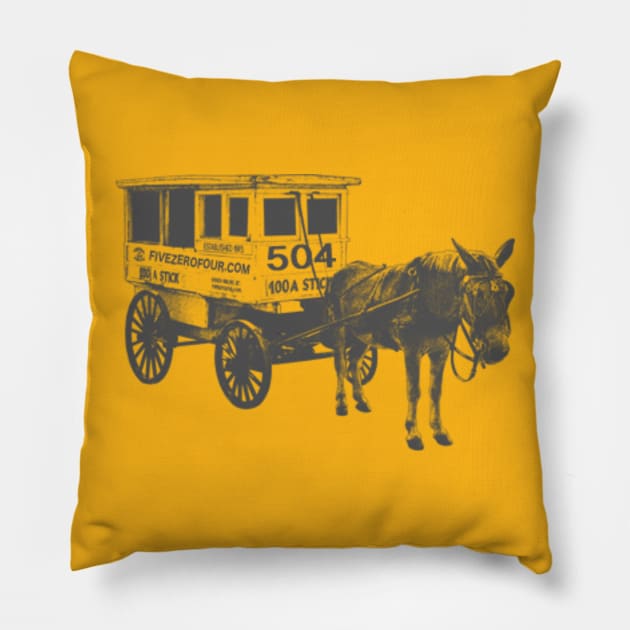 Horse 504 Pillow by 5040599C