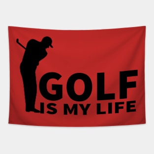 Golf is my life t-shirt Tapestry