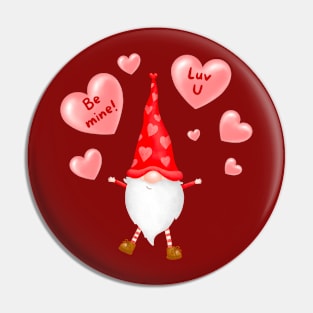 Be Mine Gnome Pin