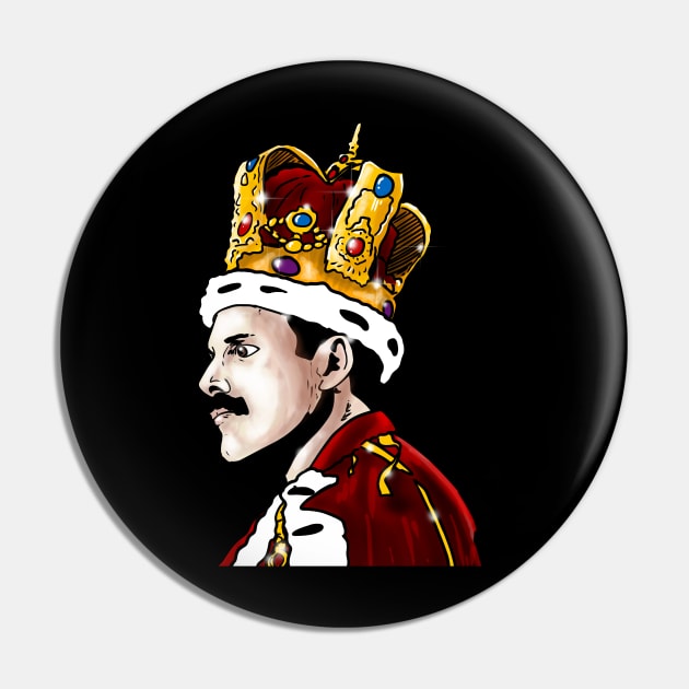 Freddie Mercury Queen Pin by Harley Warren