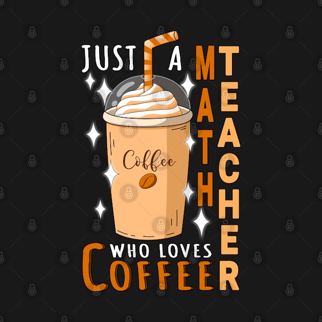 Math Teacher Who Loves Coffee Design Quote by jeric020290