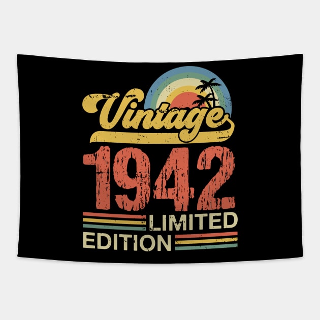 Retro vintage 1942 limited edition Tapestry by Crafty Pirate 