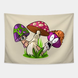 Mushroom Friends Tapestry