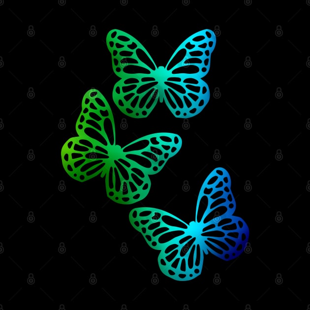 Colorful Butterfly by Family shirts