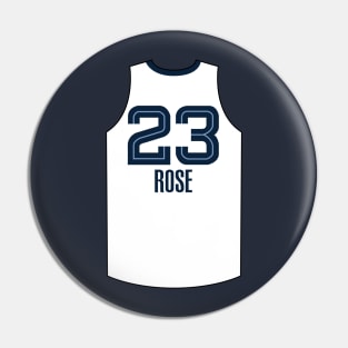 Derrick Rose Memphis Jersey White Qiangy Pin