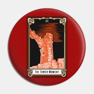 The Tower Moment Tarot Cards Reader Pun Major Arcana Pin