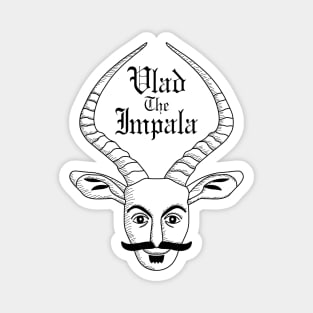 Vlad The Impala (Black Outline) Magnet