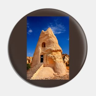 The peculiar church of El Nazar in Cappadocia Pin