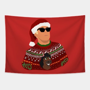 Ken mojo dojo christmas Tapestry