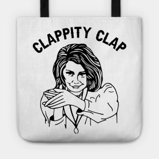 Nancy Pelosi Clappity Clap Funny Anti-Trump Gift Tote