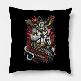 Hanuman with Garaga Pillow