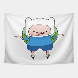 Adventure Time Finn Dancing Tapestry