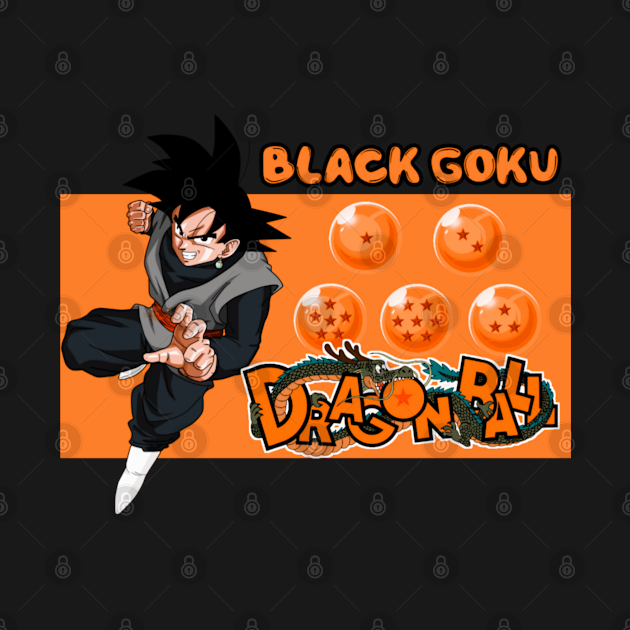 Black goku orange version - Black Goku - T-Shirt | TeePublic