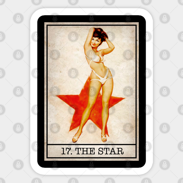 Tarot - The Star - Tarot - Sticker