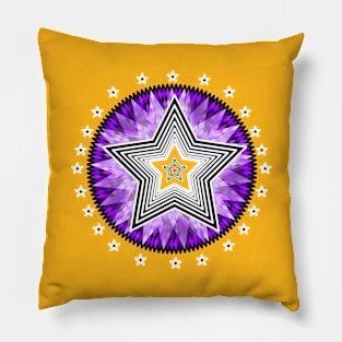 Radial star 7 Pillow