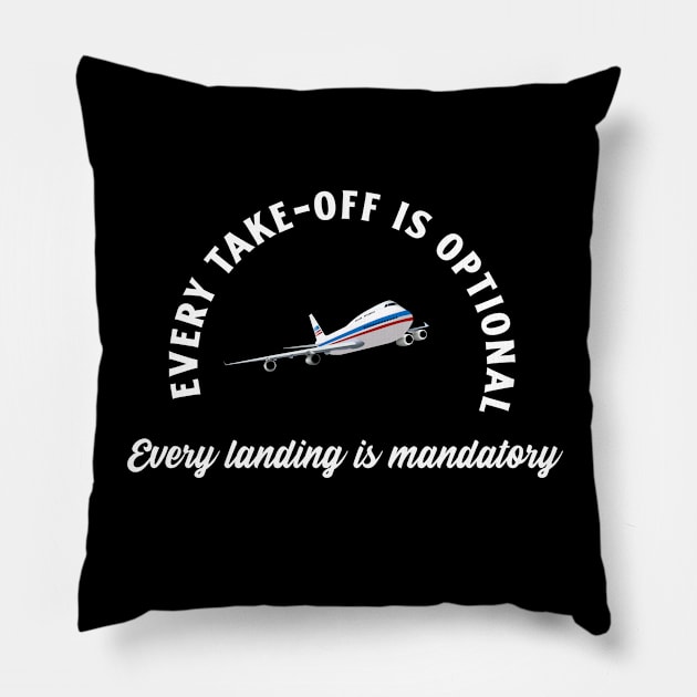 Aviation Quotes Pillow by TheCklapStore