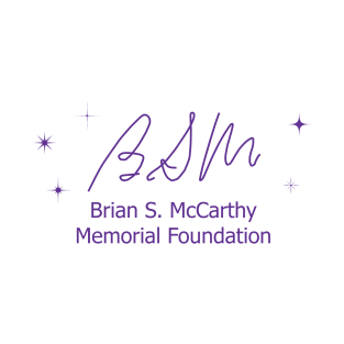 BSM Foundation Logo Purple on White T-Shirt