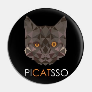 'Picatsso Abstract Cat Art' Cute Cats Adorable Pin