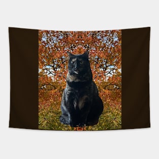 My Other Autumn Kitty Tapestry