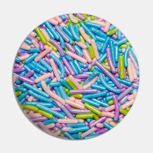 Pastel Candy Sprinkles Photograph Pin