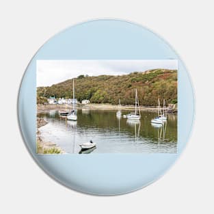 Solva harbour village, on St Brides bay, Pembrokeshire, Wales Pin